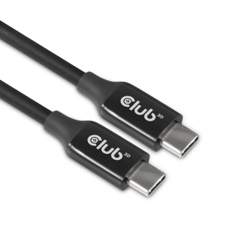 Club 3D CAC-1535 - USB cable - USB-C (M) to USB-C (M) - USB 3.2 Gen 2 / DisplayPort 1.4 - 20 V - 3 A - 5 m - active, USB Power Delivery (3A, 60W), 8K support, bi-directional - 17