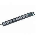 brennenstuhl Super-Solid Line - Surge protector - output connectors: 8 - black, light grey