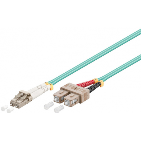 MicroConnect - Network cable - LC / UPC multi-mode (M) to SC / UPC multi-mode (M) - 2 m - fibre optic - 50 / 125 micron - OM3 - 2