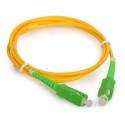 MicroConnect - Network cable - SC / APC single-mode (M) to SC / APC single-mode (M) - 1 m - fibre optic - halogen-free - yellow