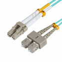 MicroConnect - Network cable - LC / PC multi-mode (M) to SC / PC multi-mode (M) - 5 m - fibre optic - 50  /  125 micron - OM3