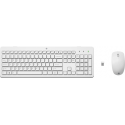 HP 230 - Keyboard and mouse set - wireless - 2.4 GHz - German - white - for OMEN by HP Laptop 16; Victus by HP Laptop 16; Laptop 15, 17; Pavilion Plus Laptop 14