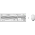HP 230 - Keyboard and mouse set - wireless - 2.4 GHz - Estonian - white