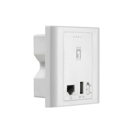 LevelOne WAP-6221 - Radio access point - Wi-Fi - 2.4 GHz - in wall - 0