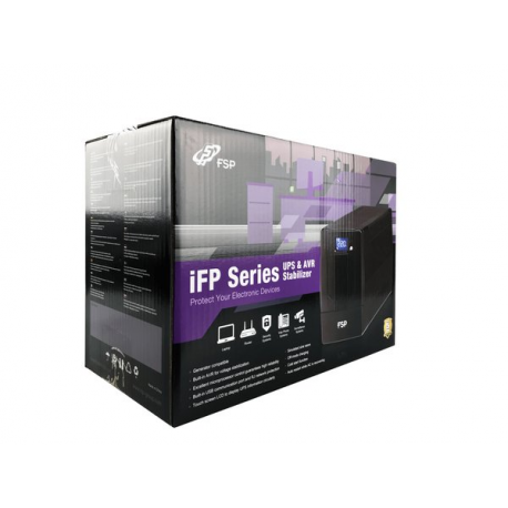 FSP iFP Series iFP 1500 - UPS - AC 220 / 230 / 240 V - 900 Watt - 1500 VA - 9 Ah - USB - 9