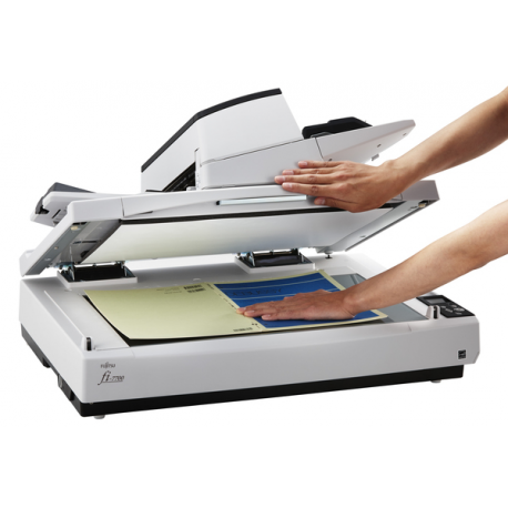 Fujitsu fi-7700S - Document scanner - Dual CCD - ARCH B - 600 dpi x 600 dpi - up to 75 ppm (mono) / up to 75 ppm (colour) - ADF (300 sheets) - USB 3.1 Gen 1 - 2