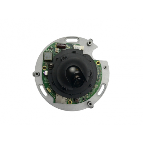 LevelOne FCS-3054 - Network surveillance camera - dome - vandal-proof - colour - 3 MP - 2048 x 1536 - fixed iris - fixed focal - LAN 10 / 100 - MJPEG, H.264, RAW - PoE - 1