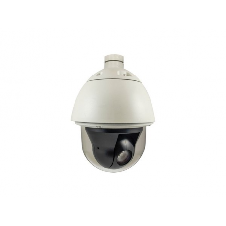LevelOne FCS-4042 - Network surveillance camera - PTZ - outdoor - vandal / weatherproof - colour (Day&Night) - 2 MP - 1920 x 1080 - auto iris - motorized - audio - LAN 10 / 100 - MJPEG, H.264, RAW - AC 24 V / PoE Plus - 0