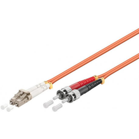MicroConnect - Network cable - LC / UPC multi-mode (M) to ST / UPC multi-mode (M) - 7 m - 2 mm - fibre optic - duplex - 50  /  125 micron - OM2 - halogen-free - orange - 0