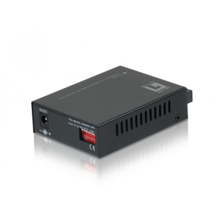 LevelOne FVT-2001 - Fibre media converter - 100Mb LAN - 10Base-T, 100Base-FX, 100Base-TX - RJ-45  /  SC multi-mode - up to 2 km - 1310 nm - 1