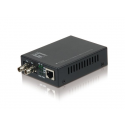 LevelOne FVT-2002 - Fibre media converter - 100Mb LAN - 10Base-T, 100Base-FX, 100Base-TX - RJ-45 / ST multi-mode - up to 2 km - 1310 nm