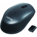 LogiLink - Mouse - optical - 3 buttons - wireless - 2.4 GHz - USB wireless receiver