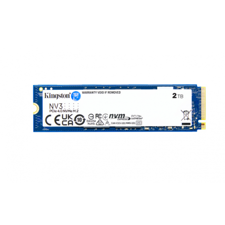 Kingston NV3 - SSD - 2 TB - internal - M.2 2280 - PCIe 4.0 x4 (NVMe) - 8