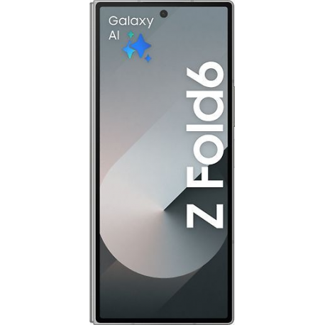 Samsung Galaxy Z Fold6 - 5G smartphone - dual-SIM - RAM 12 GB / Internal Memory 256 GB - OLED display - 7.6" - 7.6" - 2160 x 1856 pixels 2160 x 1856 pixels (120 Hz) - 3x rear cameras 50 MP, 12 MP, 10 MP - 2x front cameras 10 MP, 4 MP - silver shadow - 5