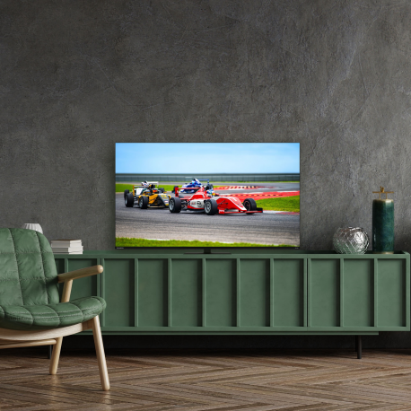 Thomson 55QG7C14 - 55" Diagonal Class LED-backlit LCD TV - QLED Pro - Smart TV - Google TV - 4K UHD (2160p) 3840 x 2160 - HDR - Direct LED, Quantum Dot - black - 14