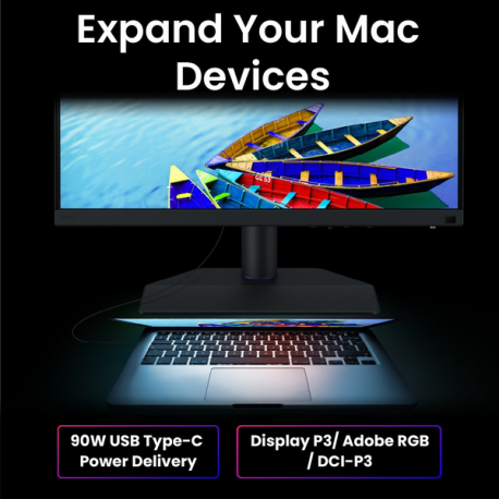 BenQ SW242Q - LED monitor - 24.1" - 2560 x 1600 2K @ 60 Hz - IPS - 400 cd/m² - 1000:1 - 5 ms - HDMI, DisplayPort, USB-C - 6