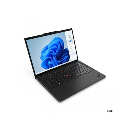 Lenovo ThinkPad T14 Gen 5 21MC - 180-degree hinge design - AMD Ryzen 5 - 8540U  /  up to 4.9 GHz - Win 11 Pro - Radeon 740M - 16 GB RAM - 512 GB SSD TCG Opal Encryption 2, NVMe - 14" IPS 1920 x 1200 - Gigabit Ethernet - Wi-Fi 6E, Bluetooth - black - kbd: Nordic - with 3 Years Lenovo Premier Support, CO2 Offset 0.5 ton (2nd Gen) - 0