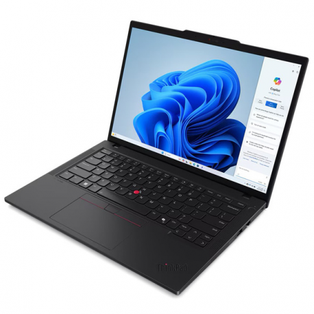 Lenovo ThinkPad T14 Gen 5 21MC - 180-degree hinge design - AMD Ryzen 5 - 8540U  /  up to 4.9 GHz - Win 11 Pro - Radeon 740M - 16 GB RAM - 512 GB SSD TCG Opal Encryption 2, NVMe - 14" IPS 1920 x 1200 - Gigabit Ethernet - Wi-Fi 6E, Bluetooth - black - kbd: Nordic - with 3 Years Lenovo Premier Support, CO2 Offset 0.5 ton (2nd Gen) - 6