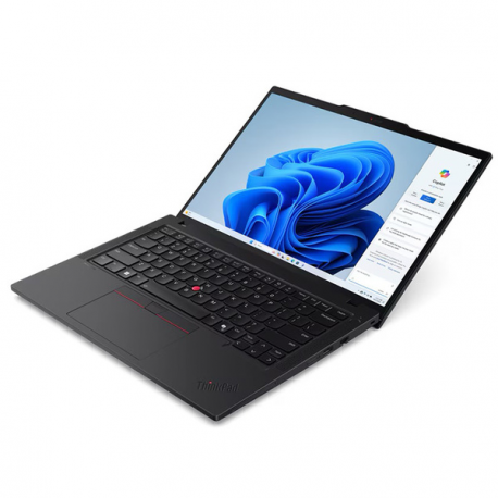 Lenovo ThinkPad T14 Gen 5 21MC - 180-degree hinge design - AMD Ryzen 5 - 8540U  /  up to 4.9 GHz - Win 11 Pro - Radeon 740M - 16 GB RAM - 512 GB SSD TCG Opal Encryption 2, NVMe - 14" IPS 1920 x 1200 - Gigabit Ethernet - Wi-Fi 6E, Bluetooth - black - kbd: Nordic - with 3 Years Lenovo Premier Support, CO2 Offset 0.5 ton (2nd Gen) - 7