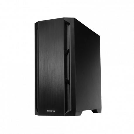 Chieftec Apex Q - Tower - extended ATX - no power supply (ATX) - black - USB / Audio - 1