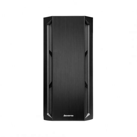 Chieftec Apex Q - Tower - extended ATX - no power supply (ATX) - black - USB / Audio - 2