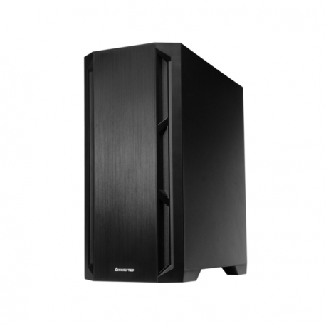 Chieftec Apex Q - Tower - extended ATX - no power supply (ATX) - black - USB / Audio - 13