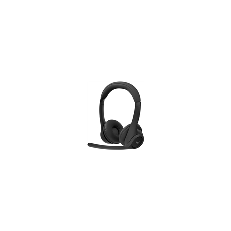 Logitech Zone 305 - Headset - on-ear - Bluetooth - wireless - USB-C via Bluetooth adapter - noise isolating - Certified for Zoom Rooms, Google Meet Certified, Works With Chromebook Certified, Works With Google Voice - 0