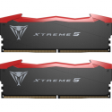 Patriot Viper Xtreme 5 - DDR5 - kit - 48 GB: 2 x 24 GB - DIMM 288-pin - 4100 MHz / PC5-65600 - CL38 - 1.45 V - unbuffered - on-die ECC - matte black, white, red