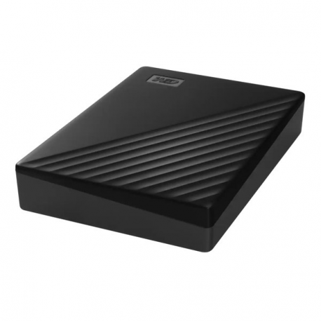 WD My Passport WDBR9S0060BBK - Hard drive - encrypted - 6 TB - external (portable) - USB 3.2 Gen 1 - 256-bit AES - black - 2