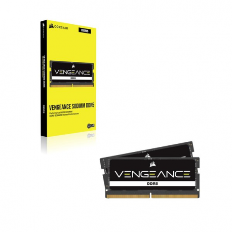 CORSAIR Vengeance - DDR5 - kit - 96 GB: 2 x 48 GB - SO-DIMM 262-pin - 2600 MHz  /  PC5-41600 - CL44 - 1.1 V - 7