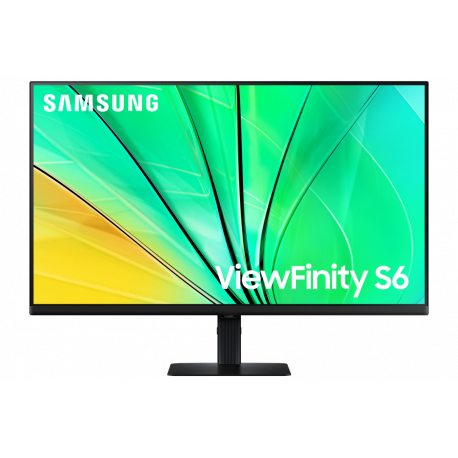 Samsung ViewFinity S6 S32D600EAU - S60UD Series - LED monitor - 32" - 2560 x 1440 QHD @ 100 Hz - IPS - 350 cd/m² - 1000:1 - HDR10 - 5 ms - HDMI, DisplayPort - black - 10