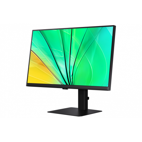 Samsung ViewFinity S6 S24D600EAU - S60UD Series - LED monitor - 24" - 2560 x 1440 QHD @ 100 Hz - IPS - 350 cd/m² - 1000:1 - HDR10 - 5 ms - HDMI, DisplayPort - black - 3