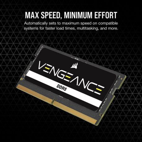 CORSAIR Vengeance - DDR5 - module - 16 GB - SO-DIMM 262-pin - 2800 MHz  /  PC5-48000 - CL48 - 1.1 V - 5