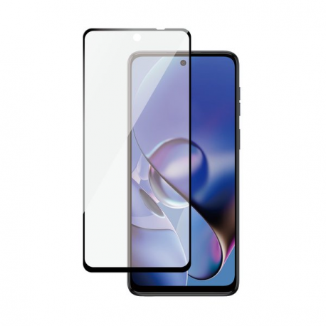 SAFE. by PanzerGlass - Screen protector for mobile phone - ultra-wide fit - glass - frame colour black - for Motorola Moto G14, G54 - 4