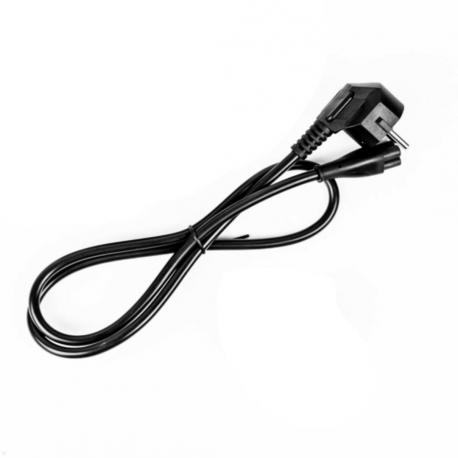 Bachmann - Power cable - IEC 60320 C5 to power CEE 7 / 7 right-angled - 250 V - 2.5 A - 1 m - black - 2