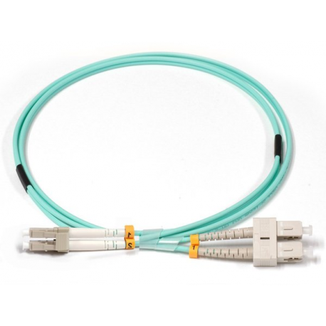 Lenovo - Network cable - LC multi-mode (M) to LC multi-mode (M) - 1 m - fibre optic - OM3 - for ThinkAgile HX2320 Appliance; ThinkSystem DE4000H Hybrid; DM5000; SD630 V2 - 0