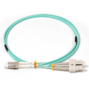 Lenovo - Network cable - LC multi-mode (M) to LC multi-mode (M) - 1 m - fibre optic - OM3 - for ThinkAgile HX2320 Appliance; ThinkSystem DE4000H Hybrid; DM5000; SD630 V2