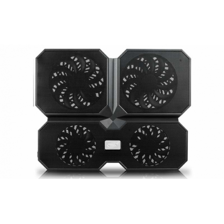 Deepcool Multi Core X6 - Notebook fan - 15.6" - 100 mm / 140 mm - black - 2