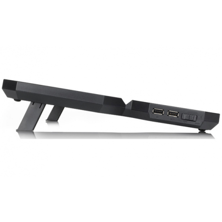 Deepcool Multi Core X6 - Notebook fan - 15.6" - 100 mm / 140 mm - black - 6