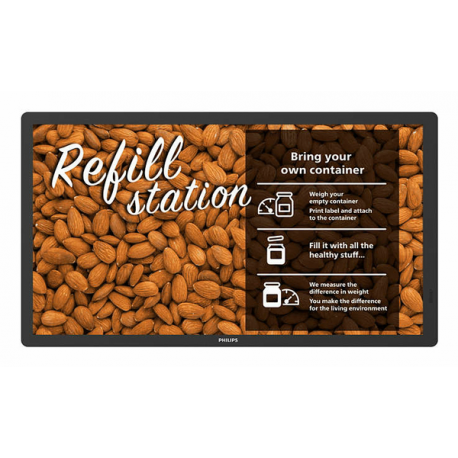 Philips Tableaux 25BDL4150I - 25" Diagonal Class (25.3" viewable) - E-Line Series e-Paper display - digital signage - Android 3200 x 1800 - 1