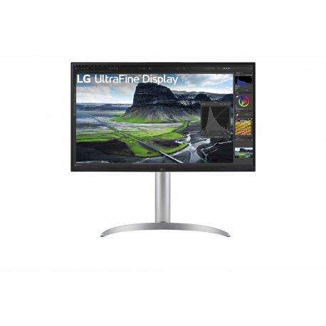 LG UltraFine 27UQ850V-W - UQ850V Series - LED monitor - 27" - 3840 x 2160 4K @ 60 Hz - IPS - 500 cd / m² - 2000:1 - DisplayHDR 400 - 5 ms - 2xHDMI, DisplayPort, USB-C - speakers - 0