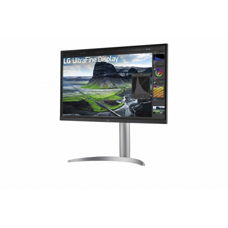 LG UltraFine 27UQ850V-W - UQ850V Series - LED monitor - 27" - 3840 x 2160 4K @ 60 Hz - IPS - 500 cd / m² - 2000:1 - DisplayHDR 400 - 5 ms - 2xHDMI, DisplayPort, USB-C - speakers - 1