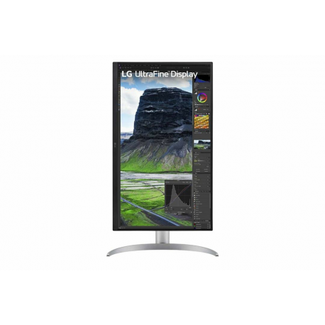 LG UltraFine 27UQ850V-W - UQ850V Series - LED monitor - 27" - 3840 x 2160 4K @ 60 Hz - IPS - 500 cd / m² - 2000:1 - DisplayHDR 400 - 5 ms - 2xHDMI, DisplayPort, USB-C - speakers - 9