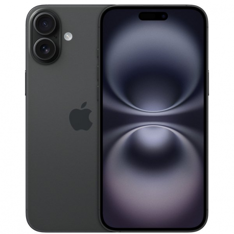 Apple iPhone 16 Plus - 5G smartphone - dual-SIM  /  Internal Memory 256 GB - OLED display - 6.7" - 2796 x 1290 pixels - 2x rear cameras 48 MP, 12 MP - front camera 12 MP - black - 0