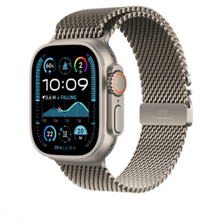 Apple Milanese Loop - Loop for smart watch - 49 mm - Medium size - natural - 2