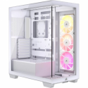 CORSAIR 3500X ARGB - Mid tower - extended ATX - windowed side panel (tempered glass) - no power supply (ATX) - white - USB/Audio