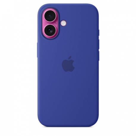 Apple - Back cover for mobile phone - MagSafe compatibility - silicone - ultramarine - for iPhone 16 - 2