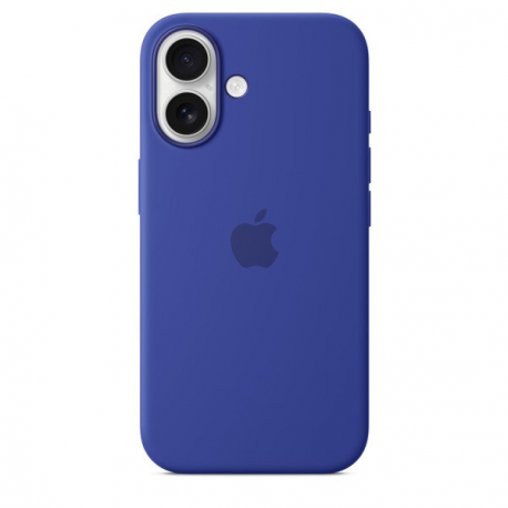 Apple - Back cover for mobile phone - MagSafe compatibility - silicone - ultramarine - for iPhone 16 - 3