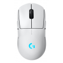 Logitech G PRO 2 - Mouse - gaming - right and left-handed - optical - 8 buttons - wireless, wired - 2.4 GHz, USB - USB Logitech LIGHTSPEED receiver - white