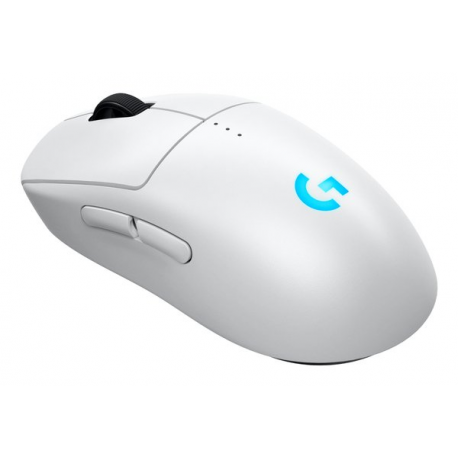 Logitech G PRO 2 - Mouse - gaming - right and left-handed - optical - 8 buttons - wireless, wired - 2.4 GHz, USB - USB Logitech LIGHTSPEED receiver - white - 1